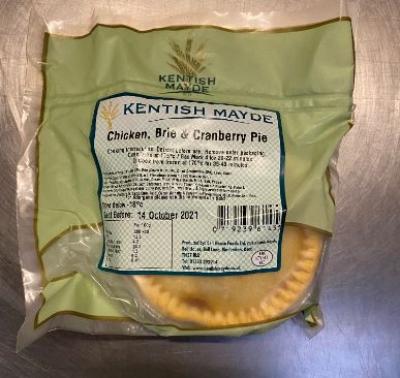 Picture of Chicken, Brie & Cranberry Pie (200g-Frozen)