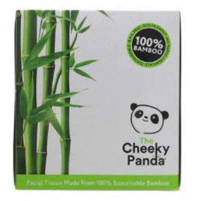 Picture of Facial Tissue Cube Box-The Cheeky Panda Bamboo