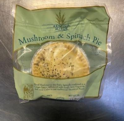 Picture of Spinach and Mushroom Pie (200g-Frozen)