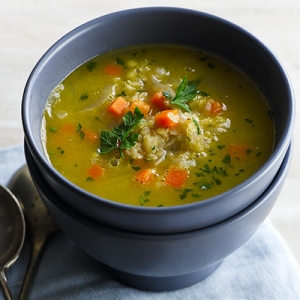 Red lentil & carrot soup